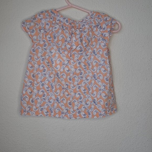 Carter's Sleeveless Sundress w/Matching Cardigan Salmon Peach Color - Picture 3 of 6